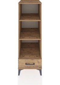 Resim Kronos Dolap 3 Raflı Tek Çekmeceli 44x59x134 Çam-çam Çam 