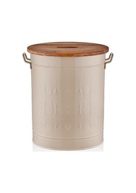 Resim The Mia Prizma Çamaşır Sepeti 54 x 43 x 35 CM Karamel 