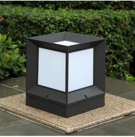 Resim Kare Küp Bahçe Aydınlatma Armatürü - Set Üstü Dekoratif Aplik Diğer 