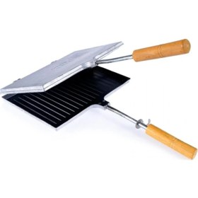 Resim Gökon Ocak Üstü Teflon El Tost Makinesi Ocak Üstü Tost Makinası 