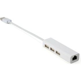 Resim Xhang Ethernet Lan Internet RJ45 Kablo Adaptörü MacBook typec Tesisi 