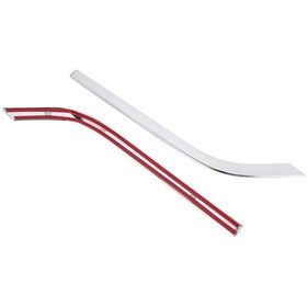 Resim Krom Ön Tampon Alt Izgara Trim Şeritleri Sis Lambası Kapağı Trimi 