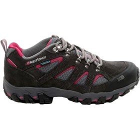 Resim Karrimor Bodmin Low 5 Ladies Weathertite Dark Greycochineal Kadın Gri Outdoor Ayakkabı 