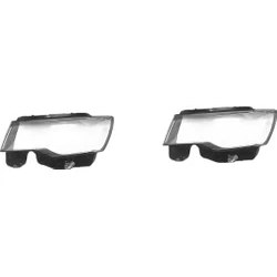 Resim Gemstone 2x Araba Sol Yan Far Lens Kapağı Jeep Grand Cherokee 2014-2019 Için Şeffaf Kafa Işık Lambası Kabuğu (Yurt Dışından) 