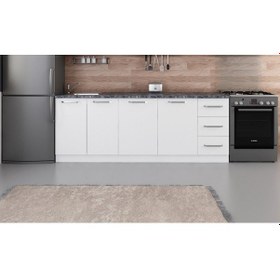 Resim Minar 220 Cm Mutfak Dolabı Beyaz 220-B2-Alt Modül Beyaz 