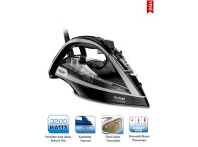 Resim Tefal Pure Max 60 gr Sürekli ve 290 gr Şok Buharlı 3200 Watt Buharlı Ütü, Hızlı Isınma, Yüksek Performans, Otomatik Kapanma + Mutfak Tartısı 