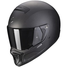 Resim Scorpion Exo Hx1 Carbon Se Retro Motosiklet Kaskı Mat Siyah 