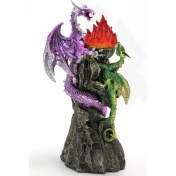 Resim Polyester Ledli Dragon Figürü ALK2335 