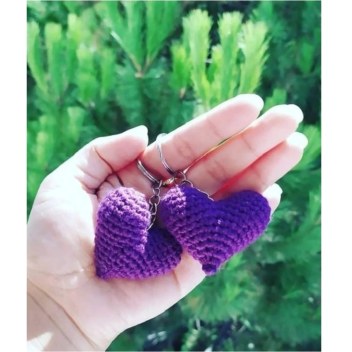 Örgü Amigurumi Karpuz Anahtarlık