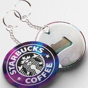 Resim Starbucks Galaksi Temalı Açacaklı Anahtarlık 44mm 