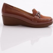 Resim Dgn 23072 Kadin Önü Metal Aksesuarli Dolgu Topuklu Ayakkabi 23072-2537-R1779 