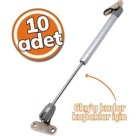 Resim Samet Gazlı Piston 60 Newton Gri 10'lu Set 