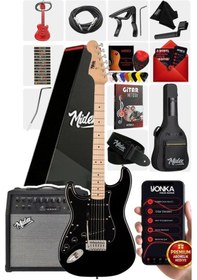 Resim Midex Rph-31bk-50amp Solak Elektro Gitar 50w Amfili Full Set 