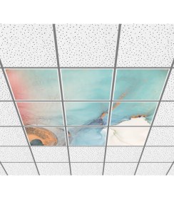 Resim Gök Panel 60 x 60 LED Panel Aydınlatma Desenli 3x3 9'lu Grup 46510858SA 