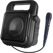Resim Hometech BTH-500 Taşınabilir Mikrofonlu Bluetooth Hoparlör Siyah 