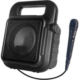 Resim Hometech BTH-500 Taşınabilir Mikrofonlu Bluetooth Hoparlör Siyah 