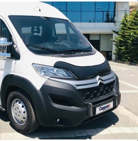 Resim Cappafe Citroen Jumper Ön Kaput Koruma Rüzgarlık 4Mm Abs 2014-› 