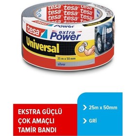 Resim Duct Tamir Bandı, Extra Power Universal, Gri, 25m X 50mm 