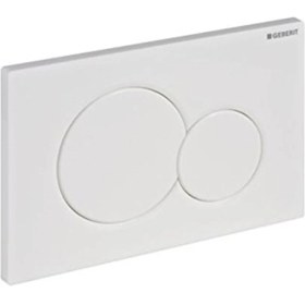 Resim Geberit SIGMA01 Kumanda Kapağı, Çift Basmalı, Beyaz 115.770.11.5 