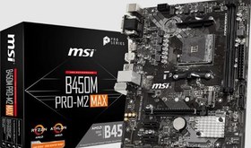 Resim Msi B450M Pro-M2 Max - Amd Ryzen Am4 Ddr4 Anakart 