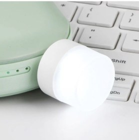 Resim Mini Boy Usb Aydınlatma Led Göz Korumalı Okuma Işığı Mini Led Kolay Kullanılabilir Usb Gece Lambası Açık Bej 