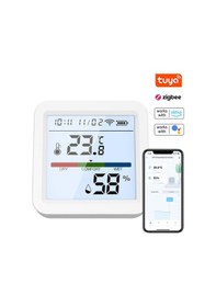 Resim Singree Akıllı Sıcaklık Ve Nem Ölçer: Geniş Uygulama Alanı, Ses Kontrolü Ve Sahne Bağlantısı Özellikleri 