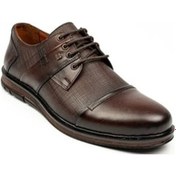 Resim Nobel 1042 Kahverengi Deri Oxford Erkek Klasik Ayakkabı 