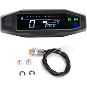 Resim Ranyeek Motosiklet Hız Metresi, Led Ekran, Otomatik Ayarlı, Su Geçirmez, Sensör Kablolu, Kolay Kurulum 