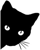 Resim Kıvırcıkyoga Kedi Sticker 30 X 39 Cm 