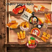 Resim 25 Adet/15 Parça/ 8'li Dayanıklı Çam Dekorasyonlar – Araba ve Buzdolabları İçin | Mükemmel Hediye Fikri (Mıknatıs Yok) - Noel, Cadılar Bayrami & Sonbahar Ev Süsü Koleksiyonel Figürler 