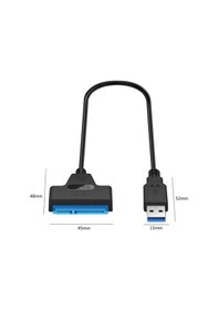 Resim Pmr Usb 3.0 2.5 Inç Sata Ssd Ve Hdd Harddisk Kablosu 30cm 