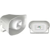 Resim Osawa OSW-480T Aqua 50 Watt 16 cm Trafolu Abs Horn Hoparlör 8-16-32 Ohm 70-100 Volt Girişli 440X280X300MM 
