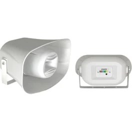 Resim Osawa OSW-480T Aqua 50 Watt 16 cm Trafolu Abs Horn Hoparlör 8-16-32 Ohm 70-100 Volt Girişli 440X280X300MM 