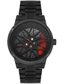 Resim Spectrum Jant Model Siyah Turuncu Çelik Erkek Kol Saati 