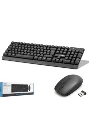 Resim Hadron HD843 Kablosuz Klavye ve Mouse Seti - Siyah 