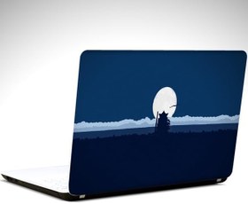 Resim Japonya Dolunay Laptop Sticker 12 İnch (29X24CM) 