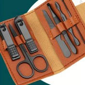 Resim 1 Set Profesyonel Erkek Paslanmaz Çelik Tırnak Makası Seti, Yüksek Karbonlu Bıçak, Modern Stil, Saklama Kutulu Tırnak Bakım Aletleri, Alkolsüz, İçbükey Kenar Tasarımı 