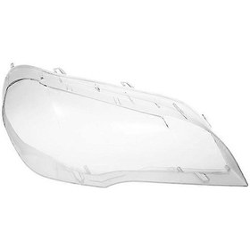 Resim Bmw X5 E70 2008-2013 Araçlar İçin Şeffaf Far Mercek Kapağı Yedek Far Kabuğu Kapağı 