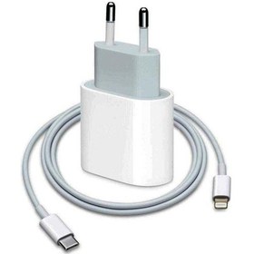 Resim Apple Uyumlu iPad 20w Adaptör Kablo Usb-c Pd Hızlı Şarj Aleti 