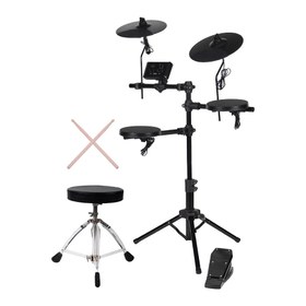 Resim Jwin JDD-507T Tabureli Dijital Bateri Seti 