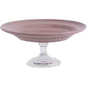 Resim Homyl Porselen Ayaklı Meyve Kasesi Tatlı Ekran Standı Masa 