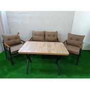 Resim Store Metal Çay Seti Koltuk Takımı 2+1+1+Masa 