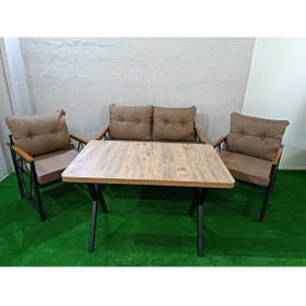 Resim Store Metal Çay Seti Koltuk Takımı 2+1+1+Masa 
