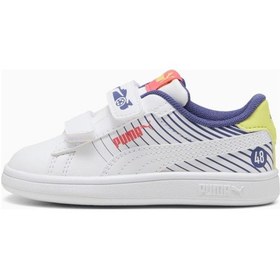 Resim Puma Smash 3.0 Poised 2 Bebek Spor Ayakkabı 40065801 Beyaz 