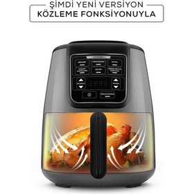 Resim Karaca Air Pro Cook Köz XL 4 L Black Gold Airfryer 