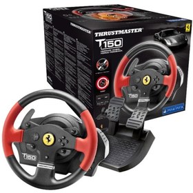 Resim Thrustmaster T150 Ferrari Wheel Force Feedback Yarış Direksiyonu (ps5,ps4,pc) 