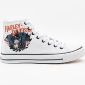 Resim Harley Davidson 023m100359 Phoenix White Erkek Sneaker 