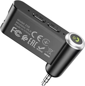 Resim 3.5mm Jack AUX Araba Bluetooth 5.0 Alici Kablosuz Mikrofon Handfree Adaptörü Arabada Müzik Ses Aux BT Kulaklik Alicisi 