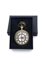 Resim valkyrie Vintage Kutulu Retro Rakamlı Köstekli Saat - Cep Saati 