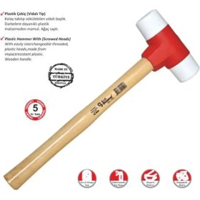 Resim Harmony Aura Sert Plastik Çekiç No:30 - Ahşap Saplı 
